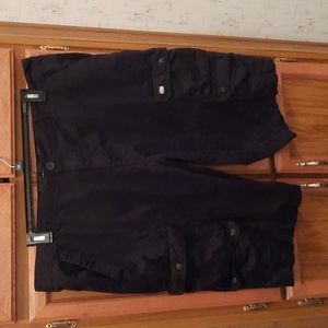 Ecko Black Cargo Shorts